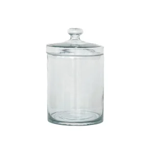 Creative Co-Op Glass Cup Jar With Lid