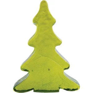 Creative Co-Op Green Recycled Glass Flat Tree