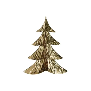 Creative Co-Op Hammered Gold Finish Large Metal Tree