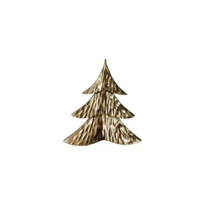 Creative Co-Op Hammered Gold Finish Metal Tree