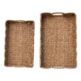 Creative Co-Op Small Braided Bankuan Tray