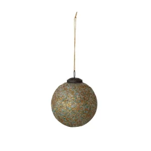 Creative Co-Op Small Mica Flake Ball Ornament