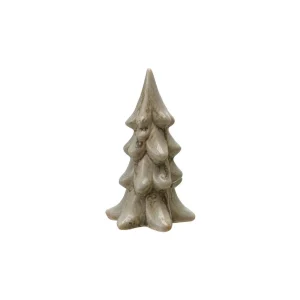 Creative Co-Op Stoneware Light Green Tree