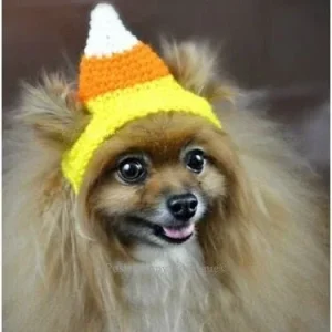Crochet Candy Corn Beanie Hat