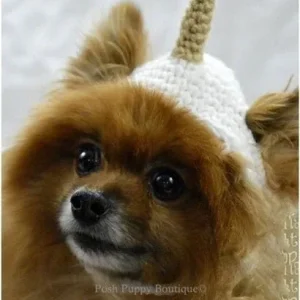 Crochet Unicorn Beanie Hat