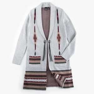 Cruel Denim Girl Grey Aztec Cardigan