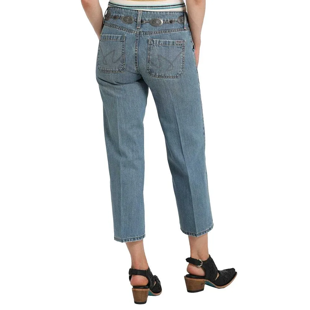 Cruel Denim Women's Distressed Hannah Crop