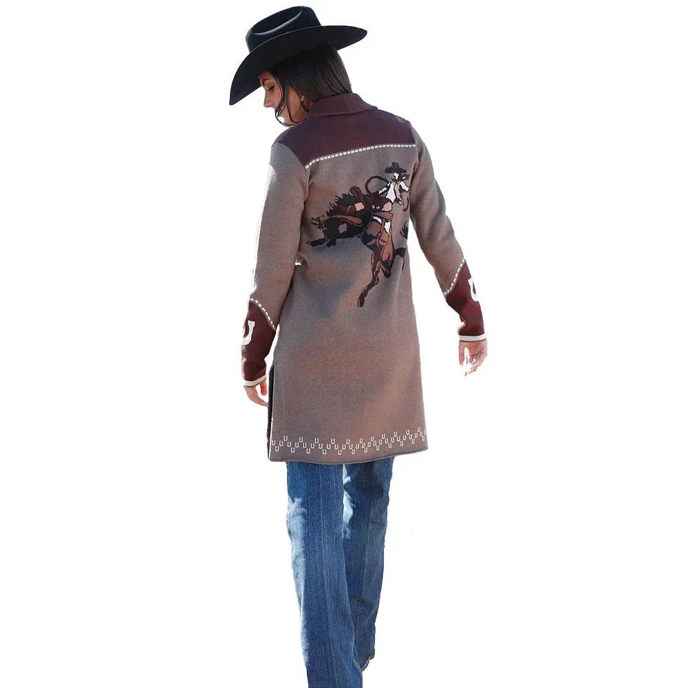 Cruel Denim Women's Grey Bucking Horse Duster - Image 2