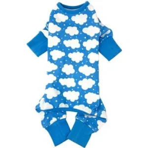 CuddlePup Dog Pajamas - Fluffy Clouds in Blue