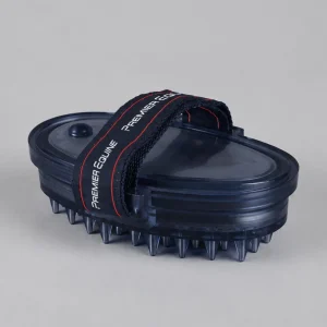Curry Comb with Integrated Sponge Navy