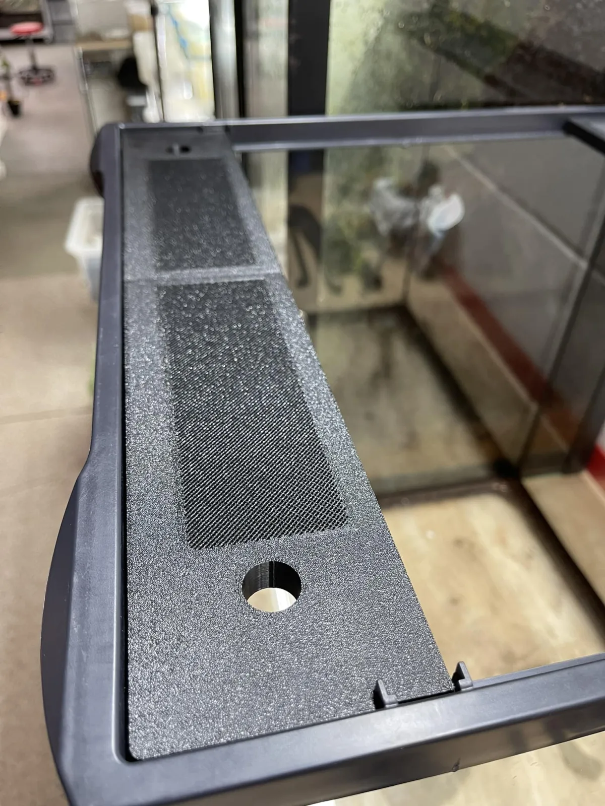 Custom Replacement Top for 18" Exo Terra Terrariums – Humidity Retaining with Fly-Proof Ventilation - Image 2