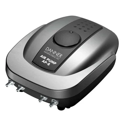 Danner Oxy-Flow AP-8 Low Volume Aquarium Air Pump Grey - Image 2