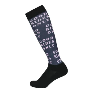 Dapplebay Good Rides Only Slick Boot Socks