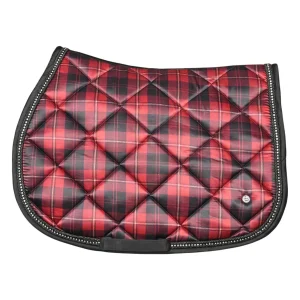 Dapplebay Holiday Plaid Jump Saddle Pad