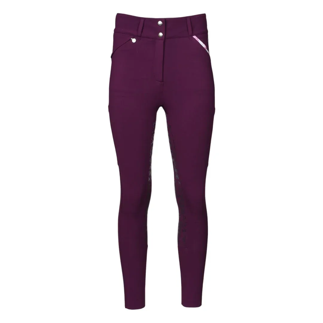 Dapplebay Ladies Equestrian Toile Compression Breeches - Image 2