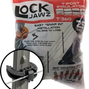 Dare Lockjawz T-Post Insulator - 25 pk