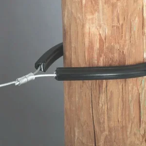 Dare Products Corner Tubular Insulator 10 Pk Black