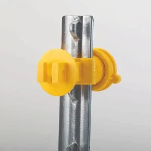 Dare Western T Post Insulators 25pk Yellow