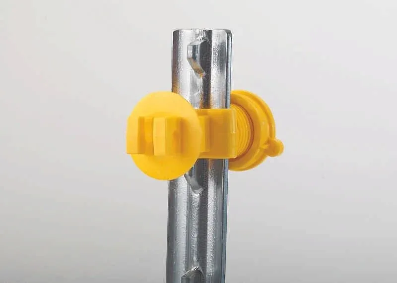 Dare Western T Post Insulators 25pk Yellow