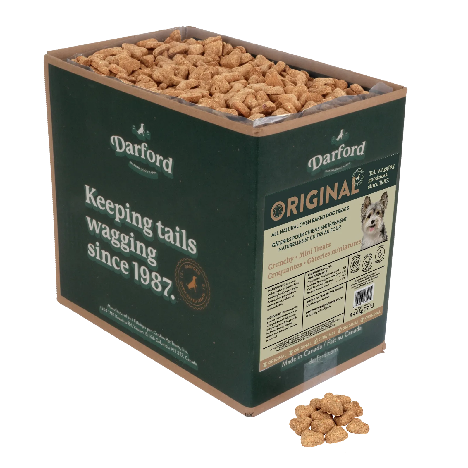 Darford Originals Crunchy Dog Treats Bulk Small, 12 lb
