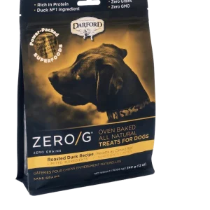 Darford Zero/G Oven Baked All Natural Dog Treats Roasted Duck Recipe 12 oz
