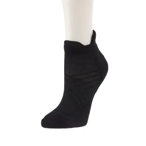 Darn Tough Men's Black Run No Show Tab Sock
