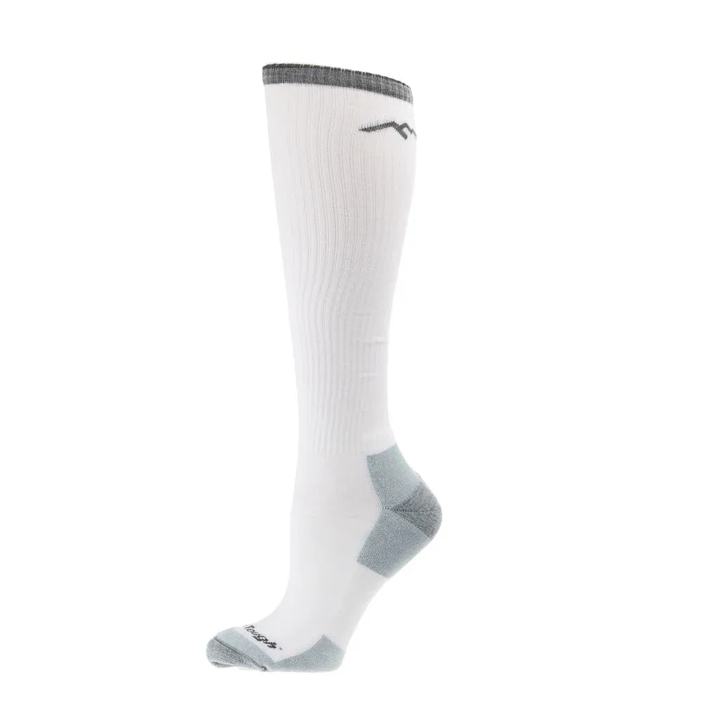 Darn Tough Men's Westerner Over The Calf Lightweight Work White Sock - Image 2