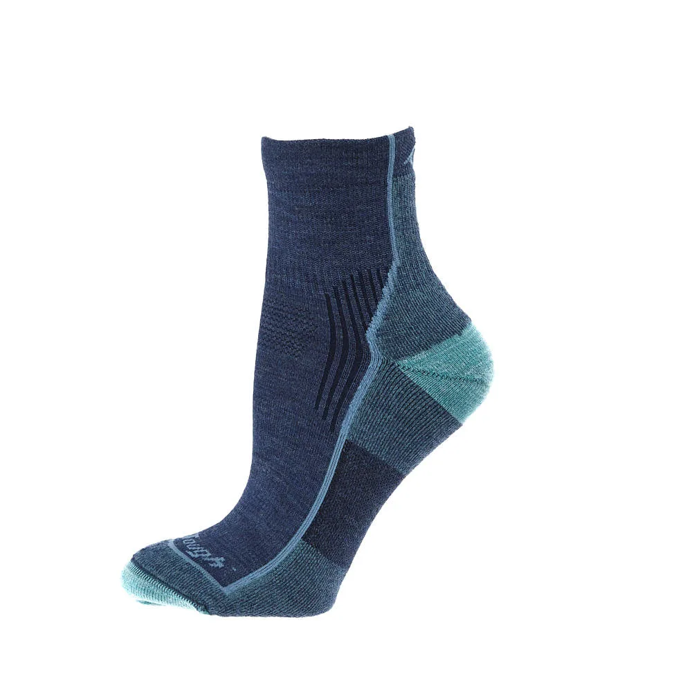 Darn Tough Women's Hiker Quarter Blue Jay Sock - Image 2