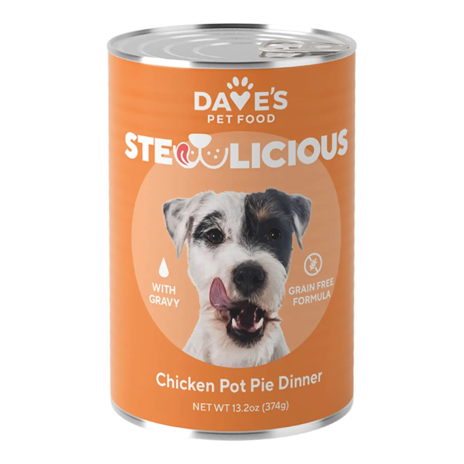 Dave's Dog Stewlicious Chicken Pot Pie Dinner, 13.2 oz each, Case of 12