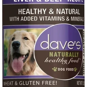 Dave's Naturally Healthy Liver and Beef, 13.2 oz each, Case of 12