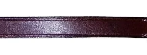 DaVinci Plain Flat Reins 1/2in Dark Brown