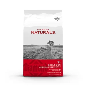 Diamond Naturals Adult Lamb Meal and Rice Formula Dry Dog Food, 40lbs