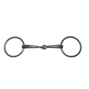 Diamond R Loose Ring Snaffle Bit