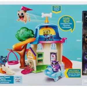Disney Junior Puppy Dog Pals Ultimate Doghouse Exclusive Playset Bingo, Rolly Hissy
