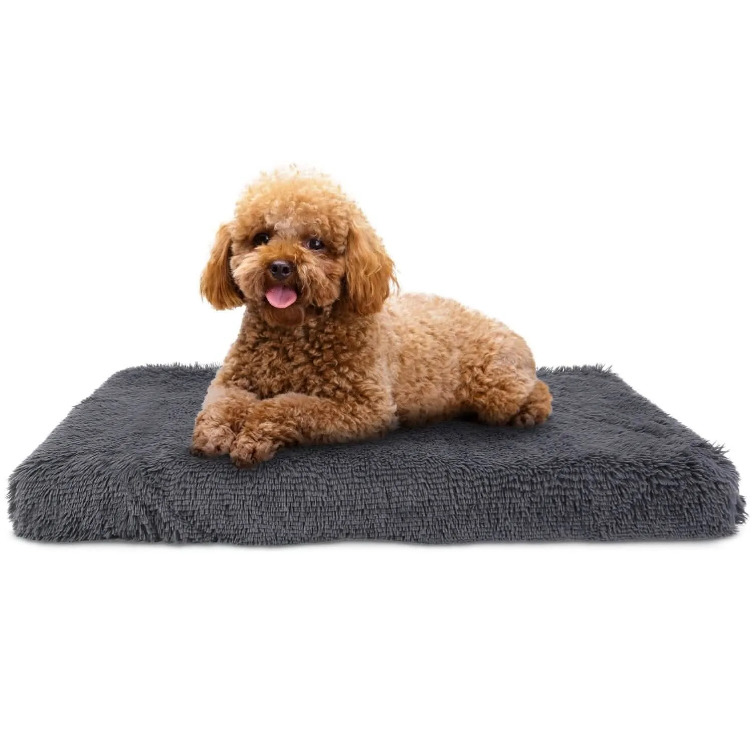 Dog Bed Soft Plush Cushion Cozy Warm Pet Crate Mat Dog Carpet - Image 2