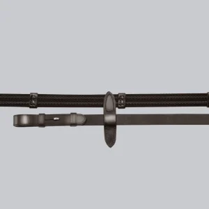 Domenico Web & Rubber Grip Reins Brown
