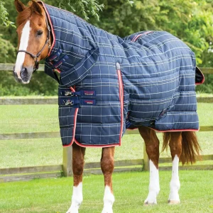 Domus 400g Combo Stable Rug Navy Check