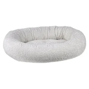 Donut Bed Ivory Sheepskin Faux Fur