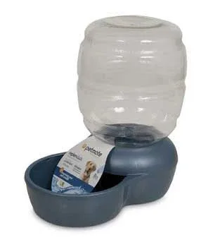 Doskocil Petmate Replendish Water With Microban Pearl Peacock Blue 4 Gal {L-1}