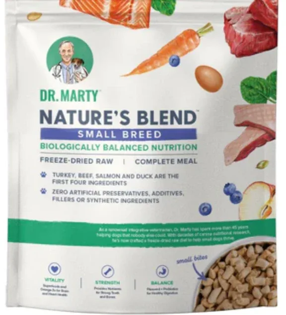 Dr. Marty Nature's Blend Small Breed Freeze Dried Raw Dog Food