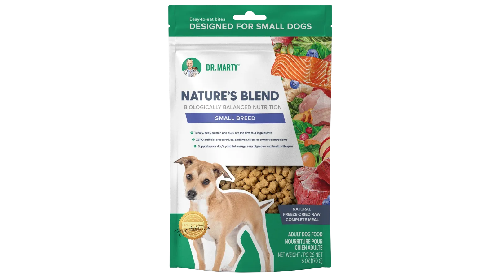 Dr. Marty Nature's Blend Small Breed Freeze Dried Raw Dog Food