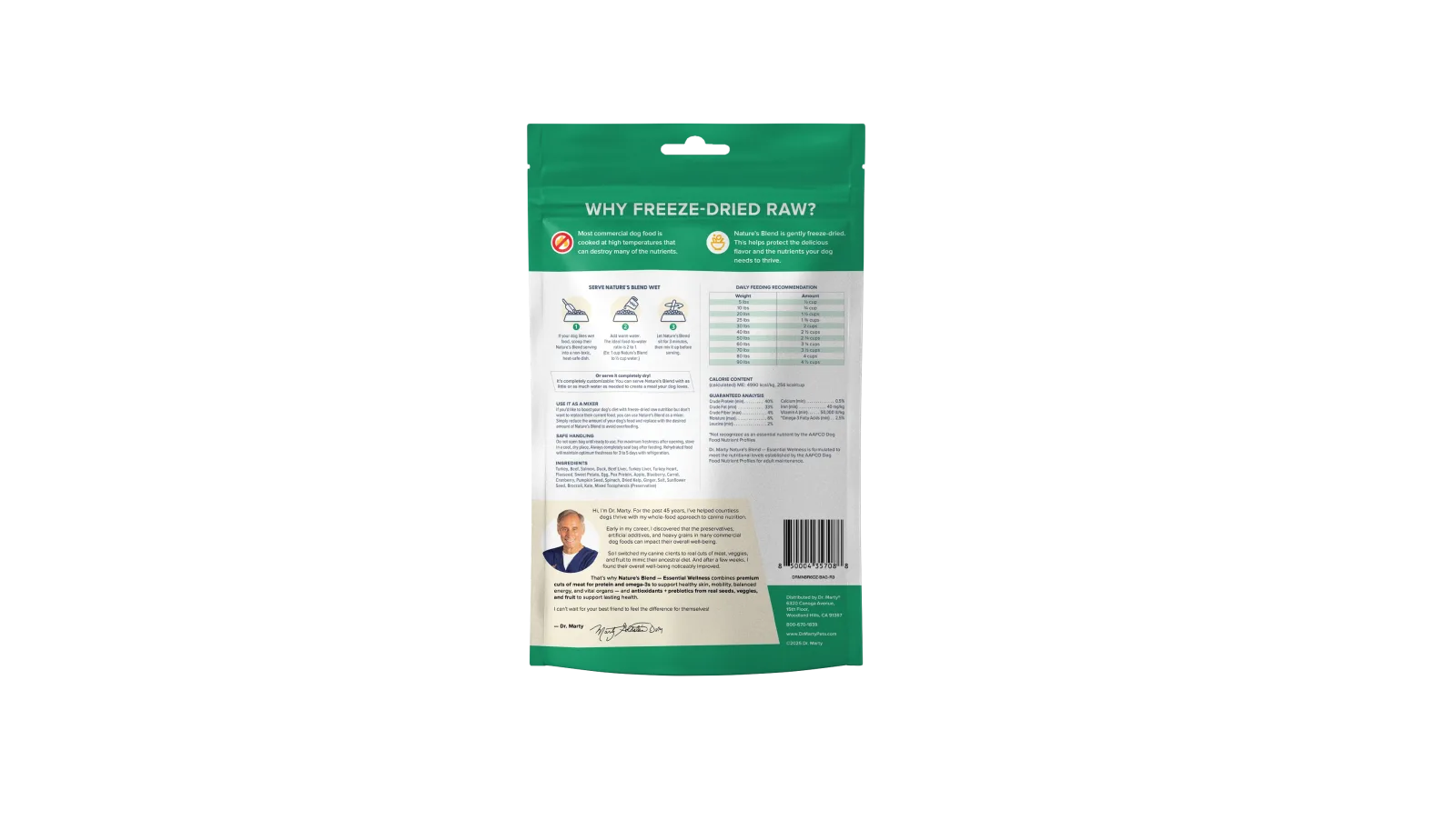 Dr. Marty Nature's Blend Small Breed Freeze Dried Raw Dog Food - Image 2