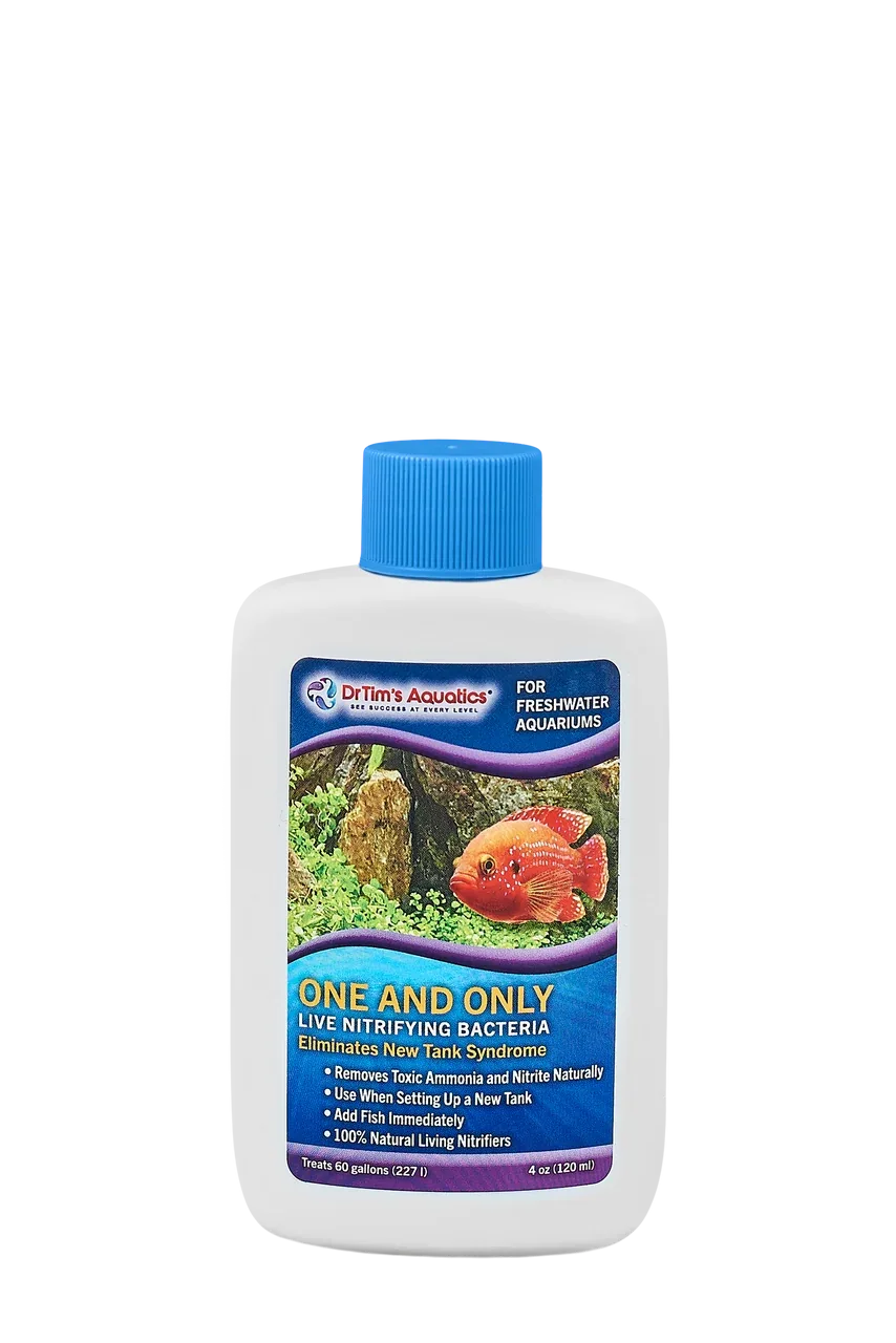 Dr. Tim's Aquatics One & Only Live Nitrifying Bacteria for Freshwater Aquariums 4 fl. oz