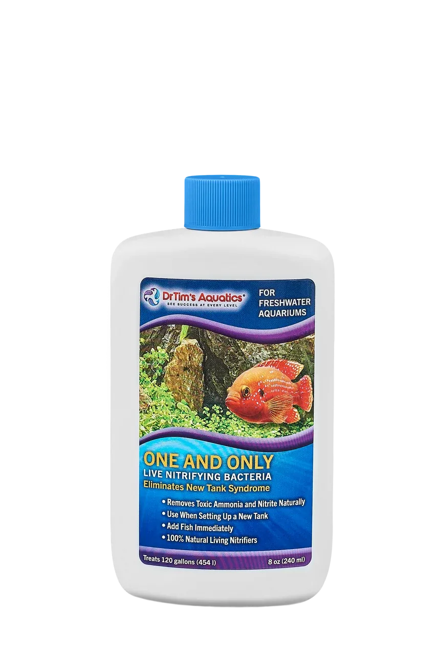 Dr. Tim's Aquatics One & Only Live Nitrifying Bacteria for Freshwater Aquariums 8 fl. oz