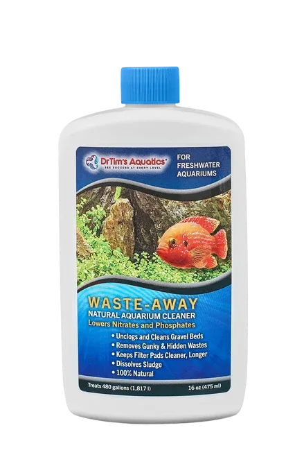 Dr. Tim's Aquatics Waste-Away Natural Aquarium Cleaner for Freshwater Aquarium 16 fl. oz - Image 2