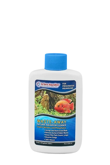 Dr. Tim's Aquatics Waste-Away Natural Aquarium Cleaner for Freshwater Aquarium 4 fl. oz - Image 2
