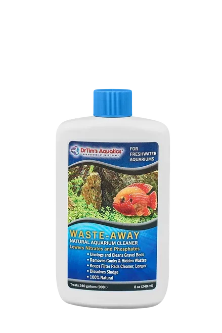 Dr. Tim's Aquatics Waste-Away Natural Aquarium Cleaner for Freshwater Aquarium 8 fl. oz - Image 2