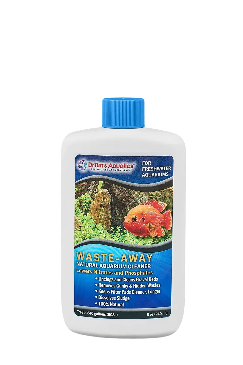 Dr. Tim's Aquatics Waste-Away Natural Aquarium Cleaner for Freshwater Aquarium 8 fl. oz