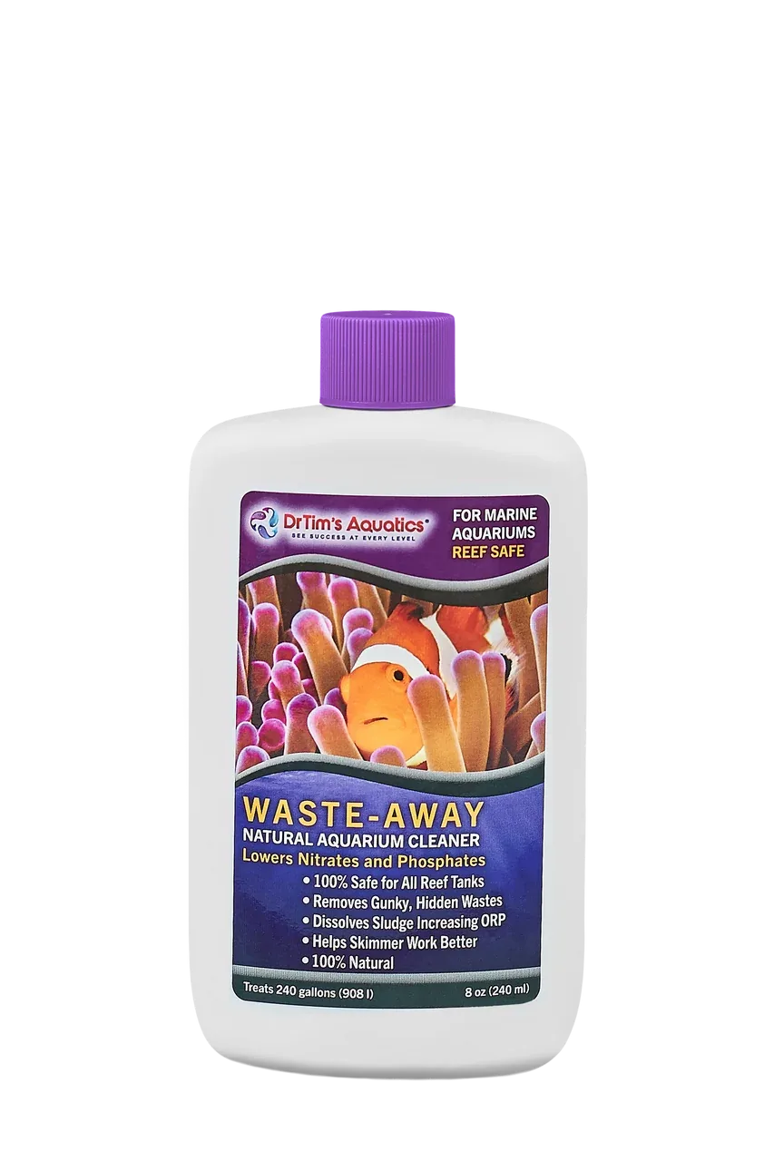 Dr. Tim's Aquatics Waste-Away Natural Aquarium Cleaner for Reef Aquarium 8 fl. oz
