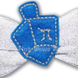 Dreidel Dreidel Hair Bow